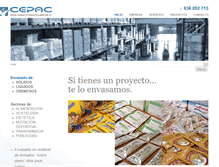 Tablet Screenshot of cepac.es
