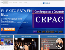 Tablet Screenshot of cepac.com.py